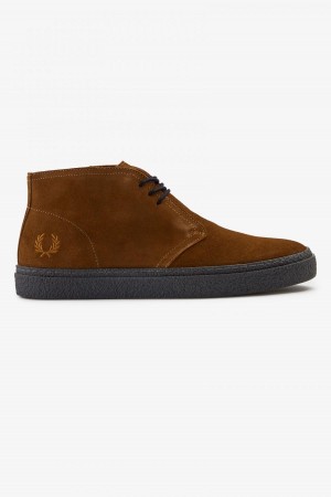 Ginger Fred Perry Hawley Men's Shoes | SSGNY26754