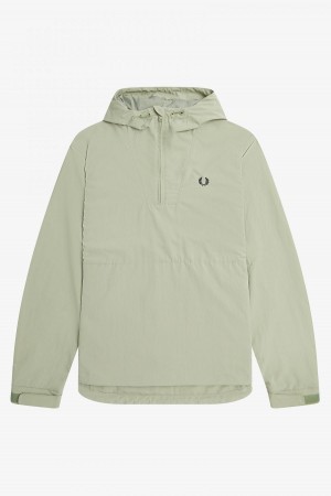 Seagrass Fred Perry Overhead Shell Men's Coats | SGZPD87999