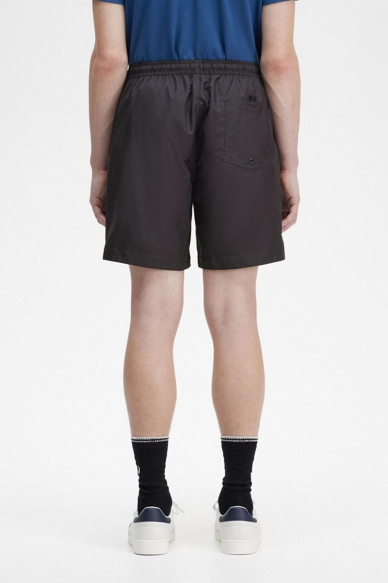 Black Fred Perry Classic Men's Shorts | SGCVG23913