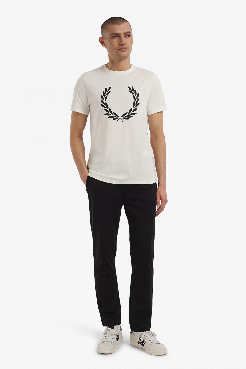 Black Fred Perry Reverse Tricot Track Pants Men's Trousers | USGND58088