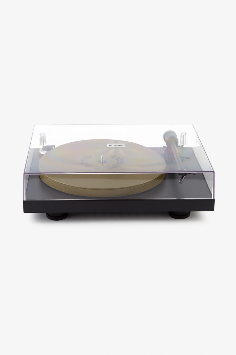 Black / Champagne / Champagne Fred Perry Record Deck Accessories Lifestyle | FSGHY78828