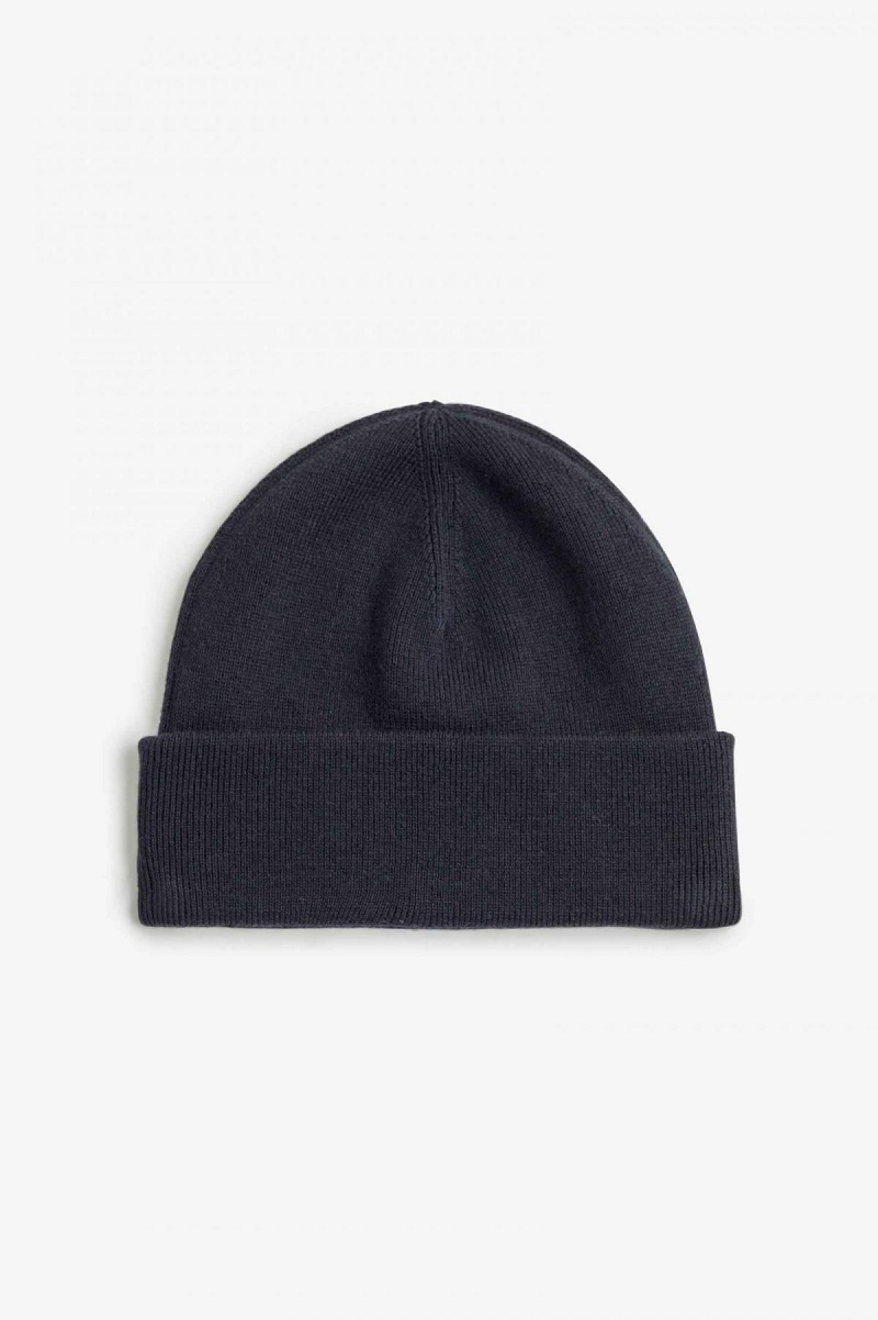 Black / Dark Caramel Fred Perry Classic Accessories Beanie | ASGWC76330