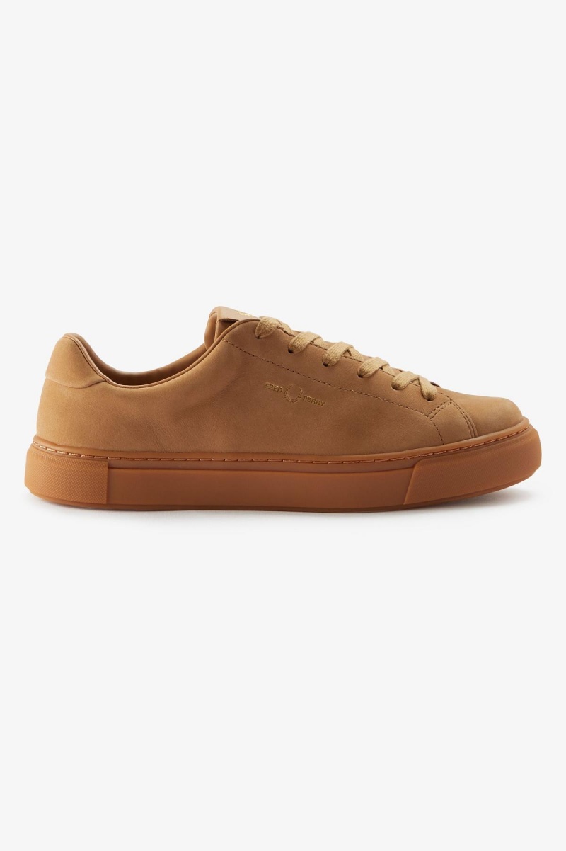 Copper / Gold Fred Perry B71 Men\'s Shoes | DSGKV99187