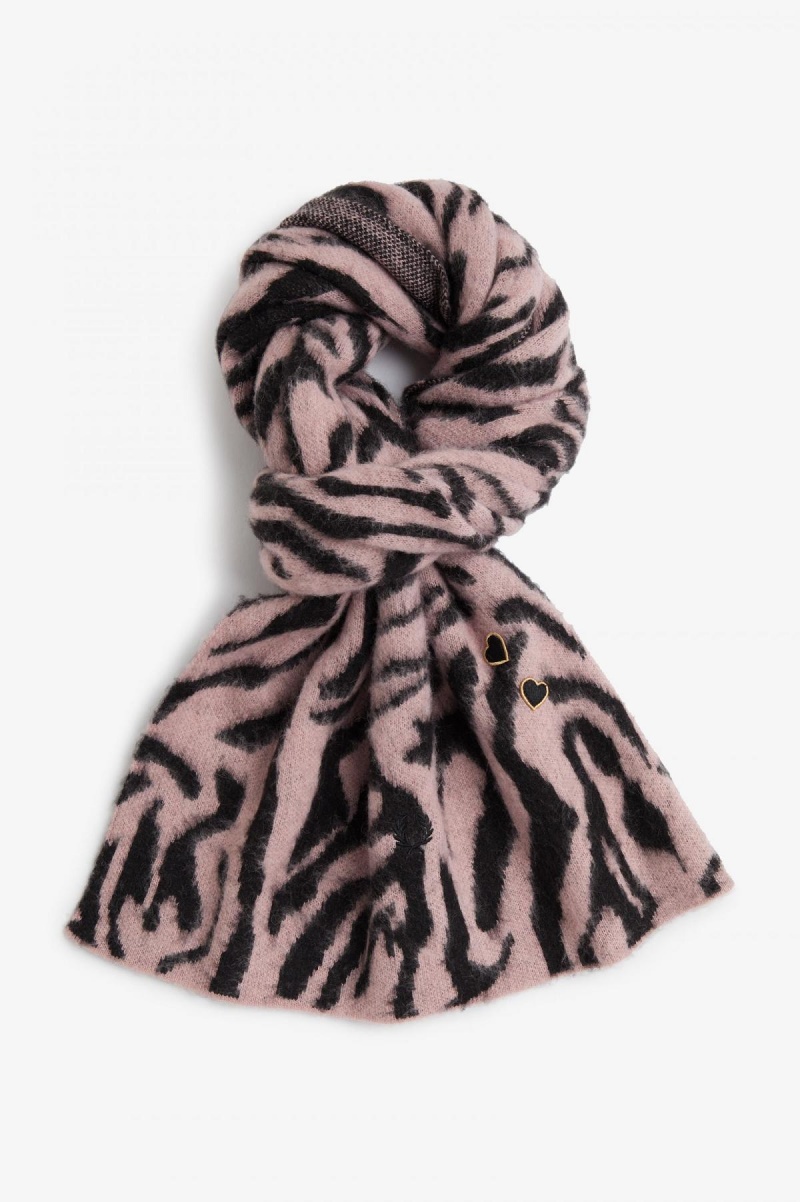 Dusty Rose Pink Fred Perry Amy Accessories Scarf | SGXMI51869