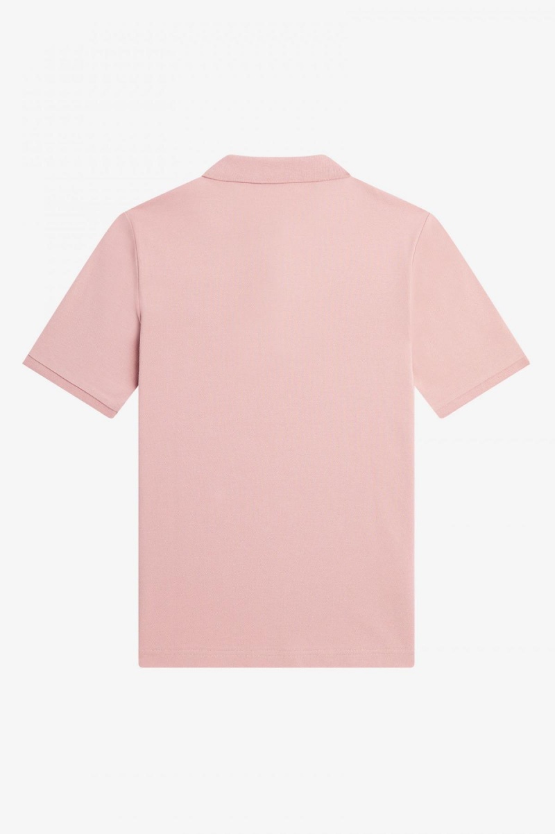 Dusty Rose Pink / Black Fred Perry G6000 Women's Fred Perry Shirt | ZSGNQ31982