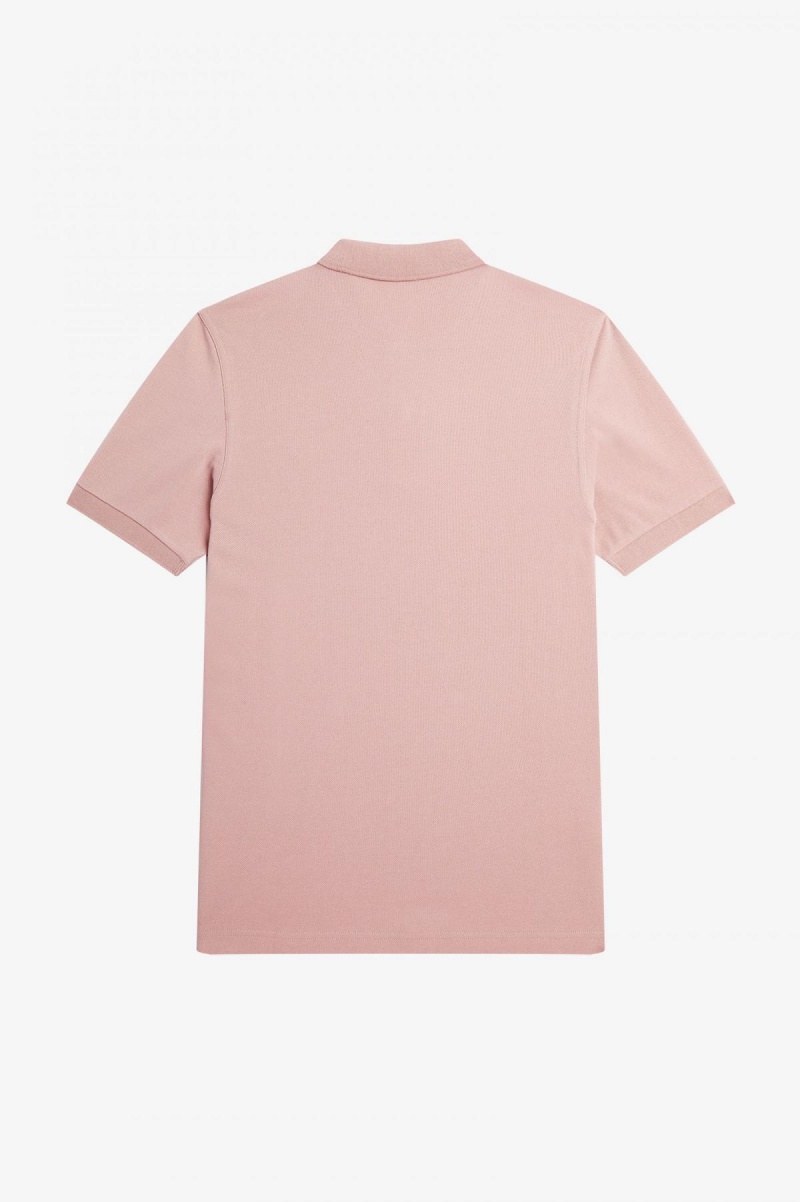 Dusty Rose Pink / Oxblood Fred Perry M6000 Men's Fred Perry Shirt | SGNZX56683