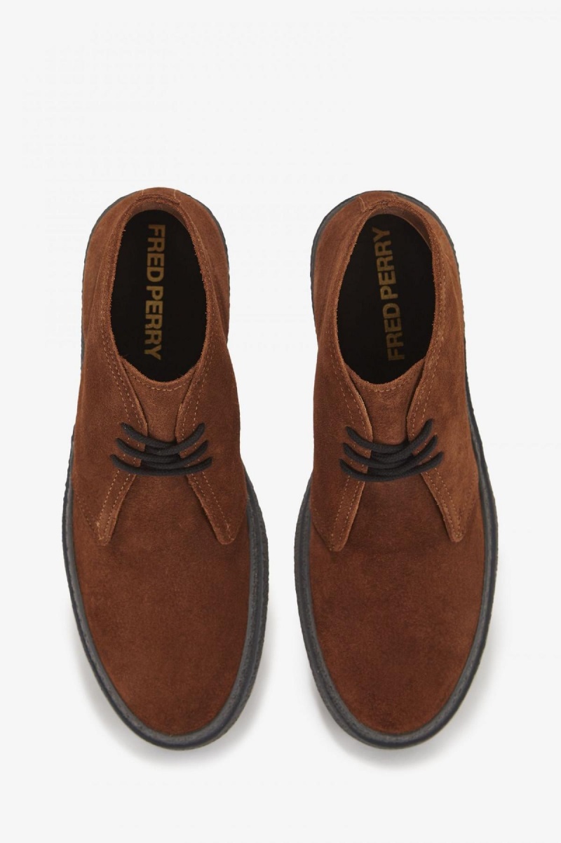 Ginger Fred Perry Hawley Men's Shoes | SSGNY26754