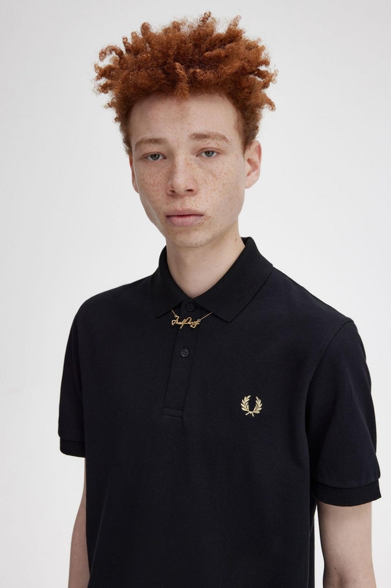 Gold Fred Perry Fred Perry Necklace Accessories Jewellery | SGQCS88243