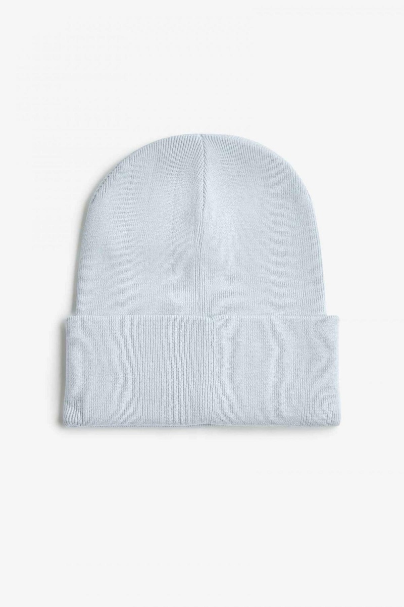 Light Ice / Black Fred Perry Graphic Accessories Beanie | SSGVO24503