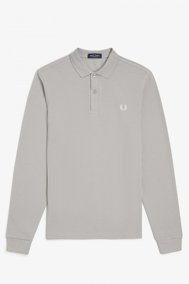 Limestone Fred Perry M6006 Men's Fred Perry Shirt | SGJKU38005