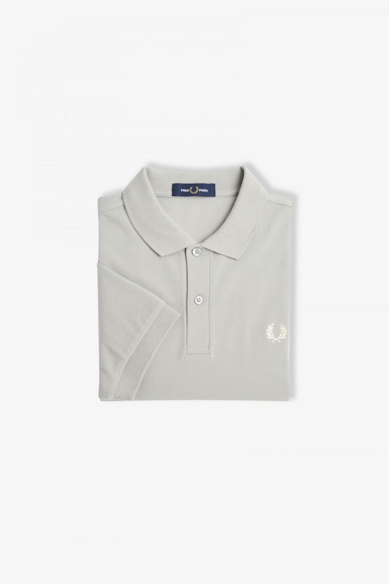 Limestone / Ecru Fred Perry M6000 Men\'s Fred Perry Shirt | SGDYB36149