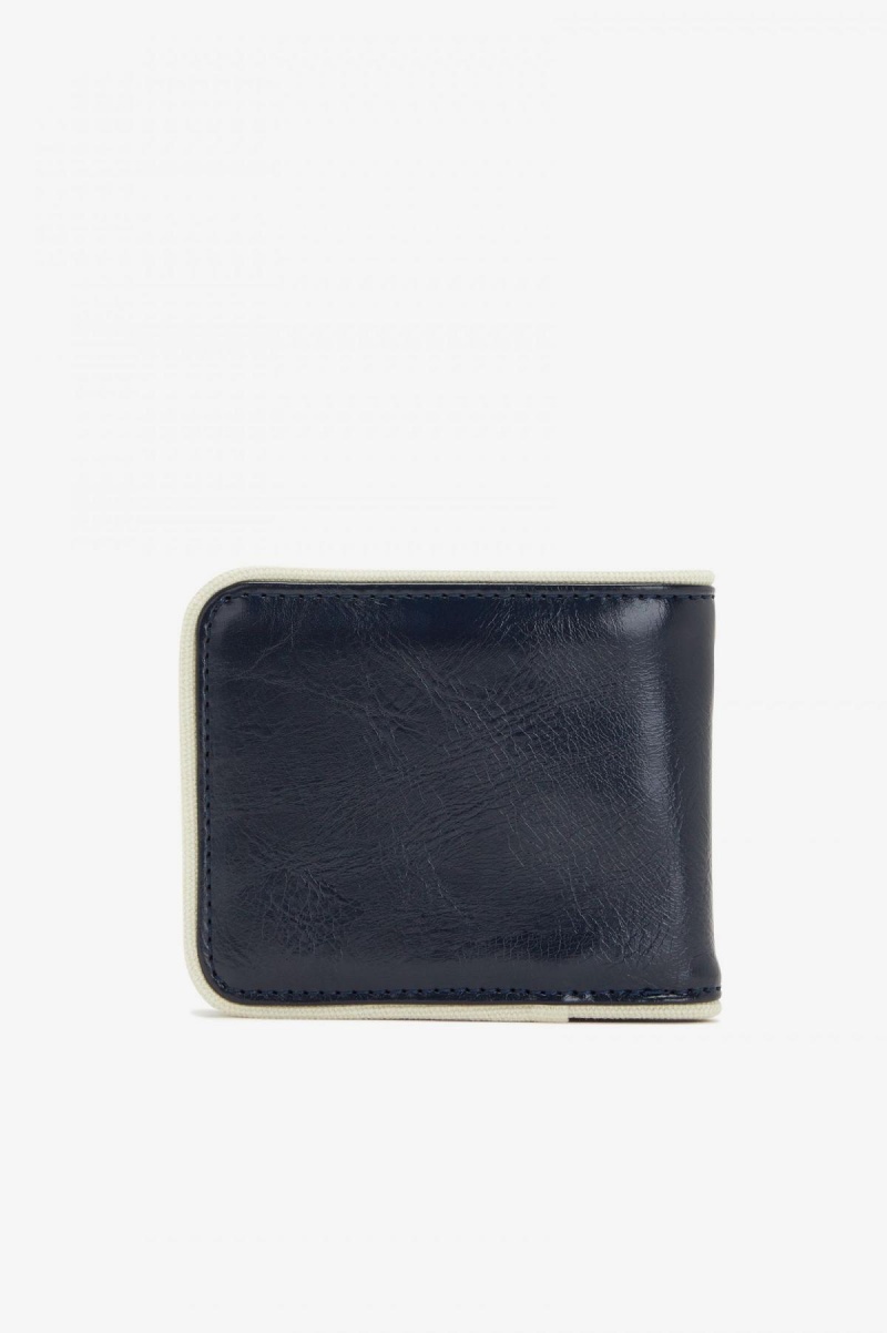 Navy / Ecru Fred Perry Classic Billfold Accessories Wallet | LSGSX73142