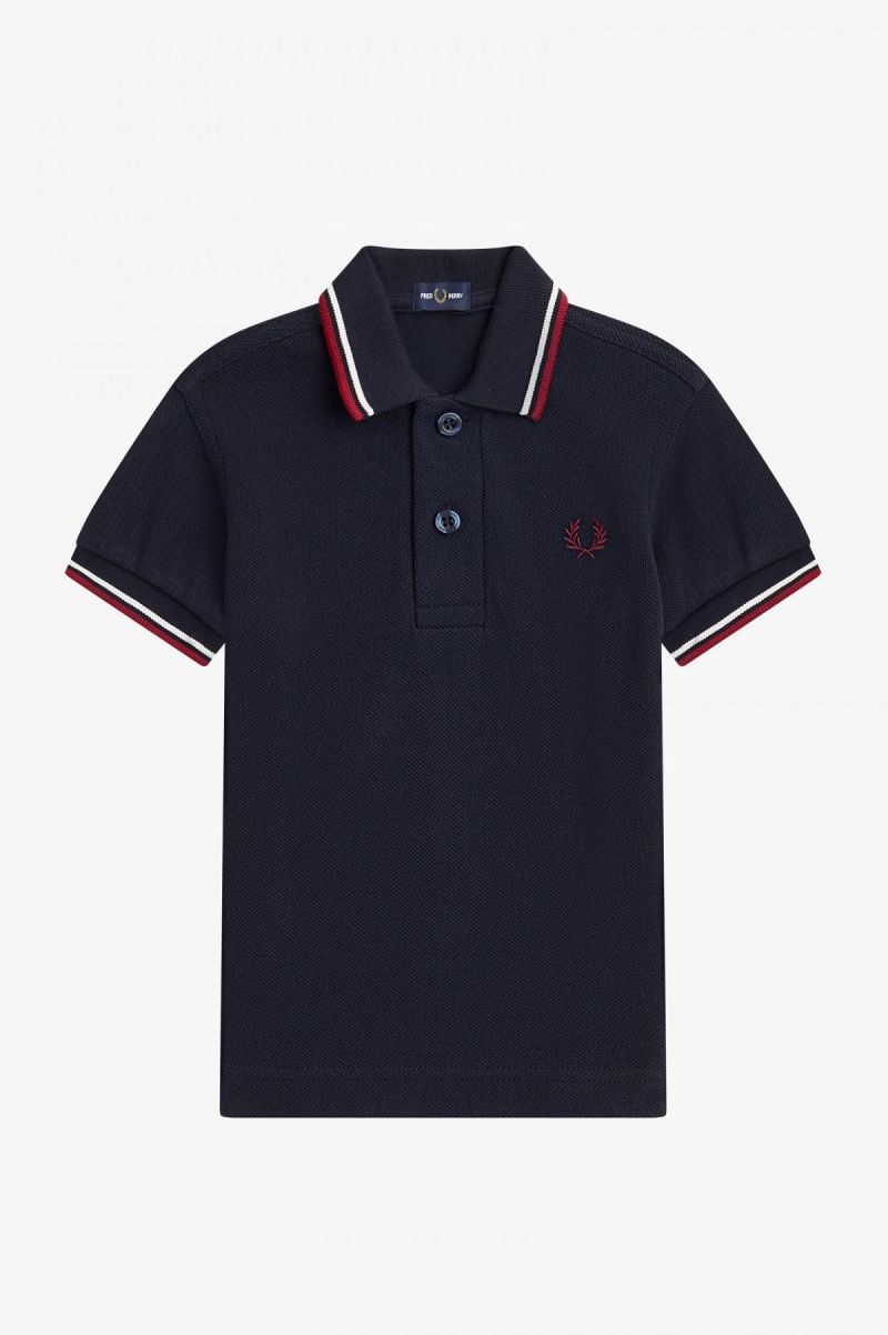 Navy / Snow White / Burnt Red Fred Perry My First Accessories Kids | SGDYB15110