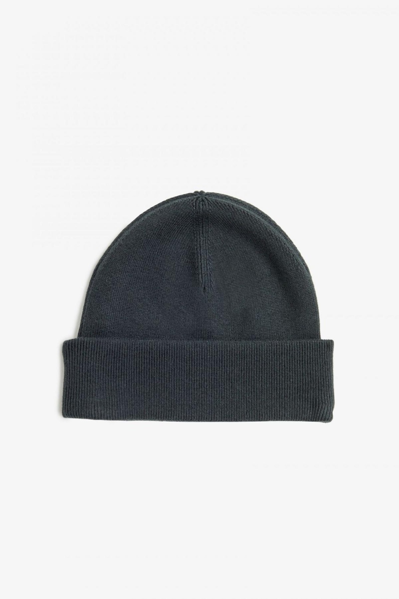 Night Green / Ecru Fred Perry Classic Accessories Beanie | USGND16315