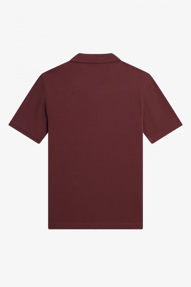 Oxblood / Dusty Rose Pink Fred Perry G6000 Women's Fred Perry Shirt | ZSGNQ58947