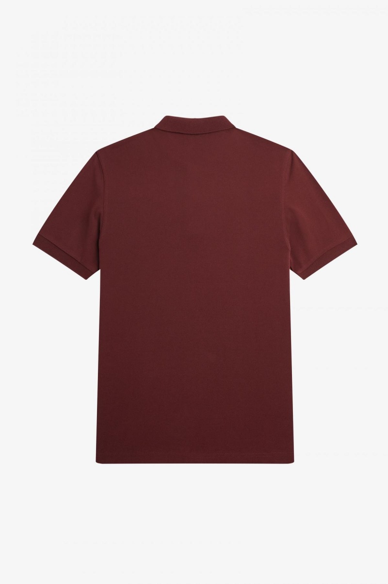 Oxblood / Ecru Fred Perry M6000 Men's Fred Perry Shirt | BSGSD51045