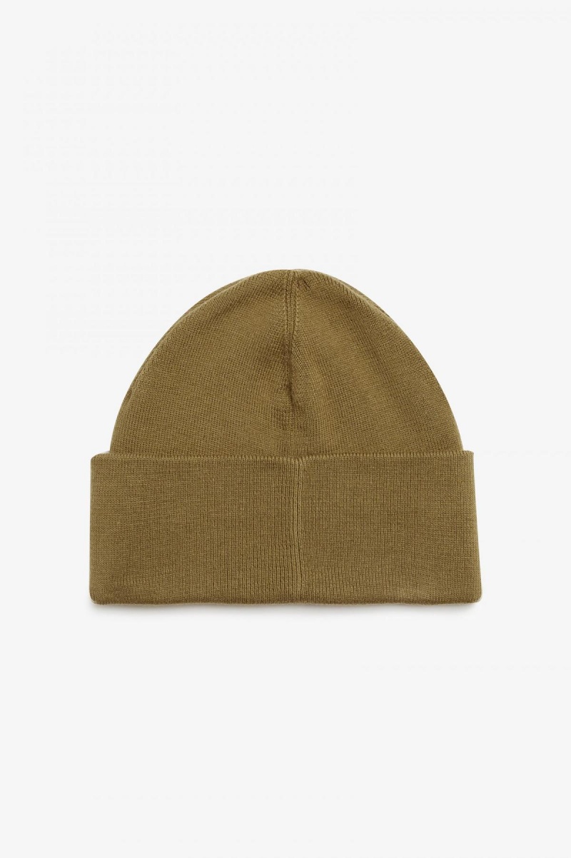 Shaded Stone Fred Perry Graphic Accessories Beanie | XSGBH55397