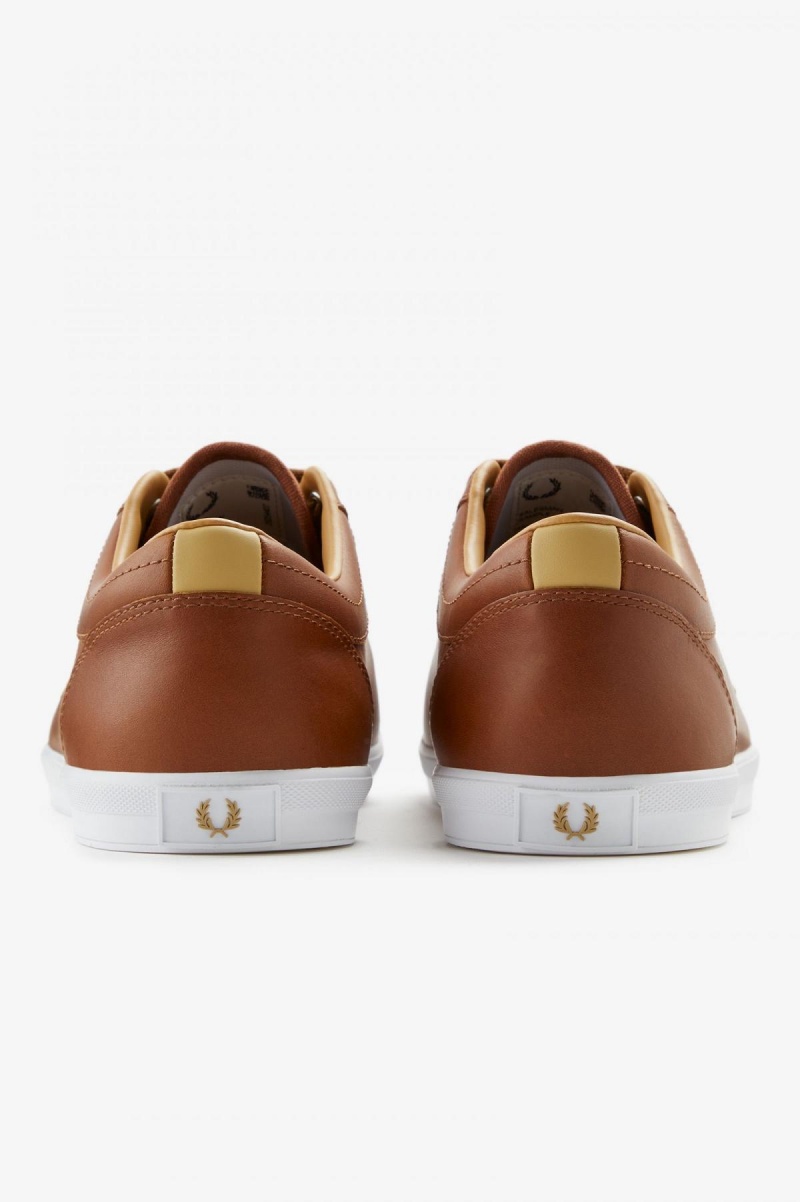 Tan Fred Perry Baseline Men's Shoes | LSGSX35509